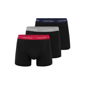 Calvin Klein Underwear Boxerky  modrá / vínovo červená / čierna / sivá / biela