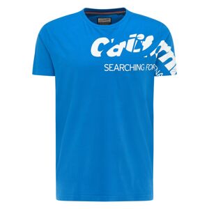 Petrol Industries T-Shirt  modrá / biela