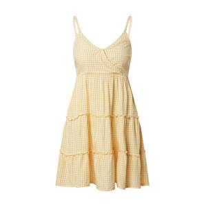 HOLLISTER Letné šaty  žltá / biela