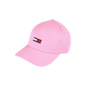 Tommy Jeans Čiapka  ružová / biela / tmavomodrá / červená