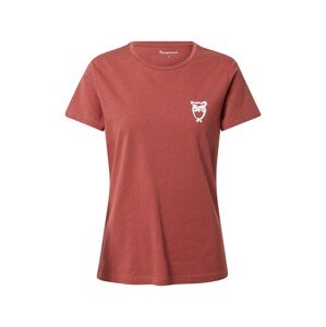 KnowledgeCotton Apparel Shirt 'ROSA'  pastelovo červená