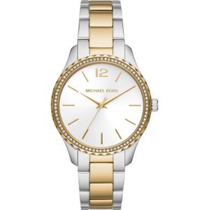 Michael Kors Analógové hodinky  sivá / zlatá