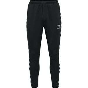 Hummel Športové nohavice 'Nathan 2.0'  čierna / biela