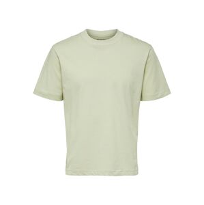 SELECTED HOMME T-Shirt 'Colman 200'  pastelovo zelená