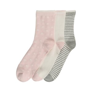 GAP Ponožky  ružová / biela / sivá