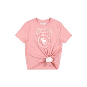 Abercrombie & Fitch Tričko  ružová / biela / ružová