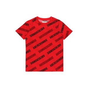 Abercrombie & Fitch Tričko  červená / čierna