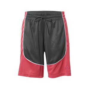 ADIDAS PERFORMANCE Športové nohavice  sivá / červená / biela