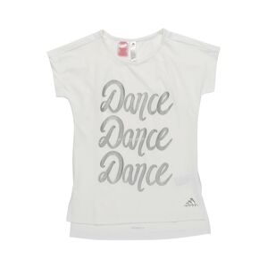 ADIDAS PERFORMANCE Funkčné tričko 'Dance'  biela / strieborná