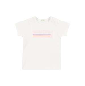UNITED COLORS OF BENETTON Shirt  biela / ružová / fialová