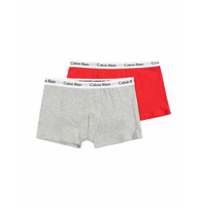 Calvin Klein Underwear Nohavičky  sivá melírovaná / červená / biela / čierna
