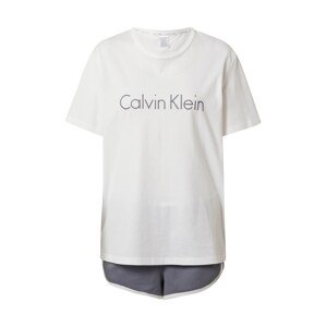 Calvin Klein Underwear Kraťasy  sivá / biela