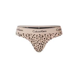 Calvin Klein Underwear Tangá  telová / čierna