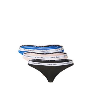 Calvin Klein Underwear Tangá ' '  modrá / ružová / čierna