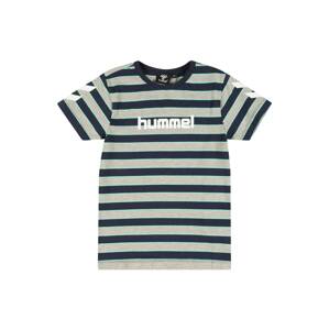 Hummel Shirt 'Ajax'  sivá / námornícka modrá / mätová / biela