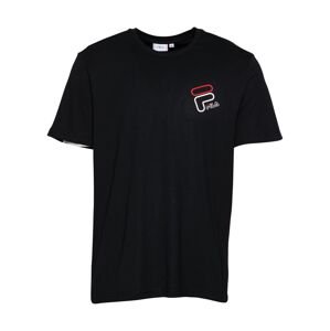 FILA Funkčné tričko 'JANTO'  čierna / biela / červená