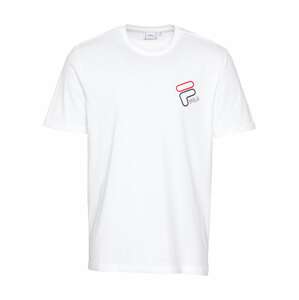 FILA Funkčné tričko 'JANTO'  biela / tmavomodrá / červená