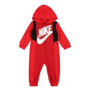Nike Sportswear Overal  červená / čierna / biela