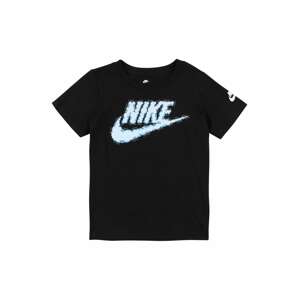 Nike Sportswear Tričko 'FUTURA'  čierna / svetlomodrá / biela