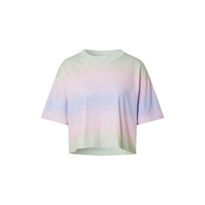 EDITED Tričko 'Sila'  svetlofialová / ružová / zelená melírovaná