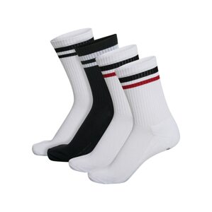 Hummel Športové ponožky  červená / čierna / biela