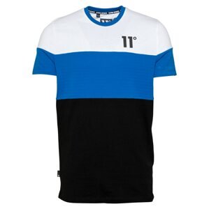 11 Degrees T-Shirt  biela / čierna / kráľovská modrá