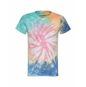 BLUE EFFECT T-Shirt  nefritová / oranžová / tmavomodrá / ružová / biela