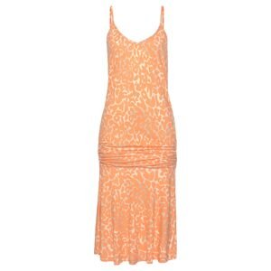 BUFFALO Letné šaty  oranžová / strieborná