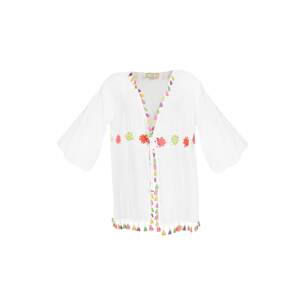 MYMO Kimono  biela / limetová / homárová / zmiešané farby