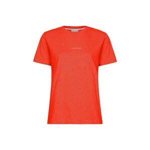 Calvin Klein Tričko  oranžovo červená / biela
