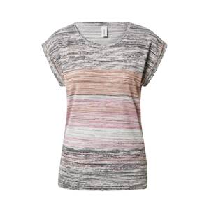 Soyaconcept T-Shirt 'Galina 5'  ružová / čierna / biela / oranžová
