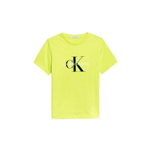 Calvin Klein Jeans T-Shirt  čierna / biela / žltá