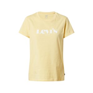 LEVI'S ® Tričko 'The Perfect'  pastelovo žltá / biela