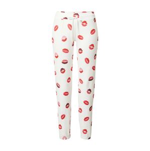 PJ Salvage Pyžamové nohavice  biela ako vlna / ružová / červená / fialová