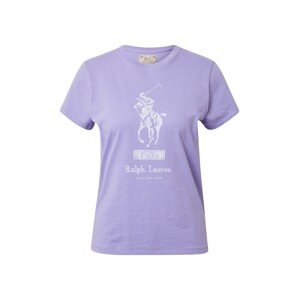 Polo Ralph Lauren T-Shirt  fialová / biela