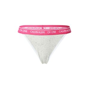 Calvin Klein Underwear Nohavičky  sivá melírovaná / ružová / biela