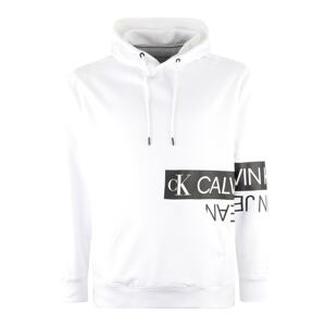Calvin Klein Jeans Mikina  biela / antracitová