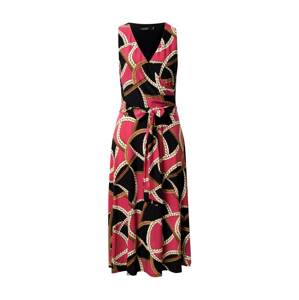 Lauren Ralph Lauren Šaty 'CARANA'  ružová / čierna / biela / zlatá