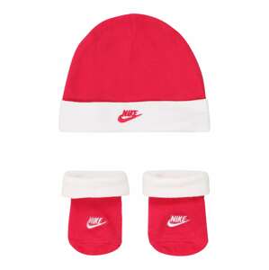 Nike Sportswear Súpravy bielizne 'NIKE FUTURA HAT/BOOTIE 2PC'  jasne červená / biela