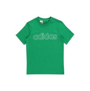 ADIDAS PERFORMANCE Funkčné tričko  zelená / biela