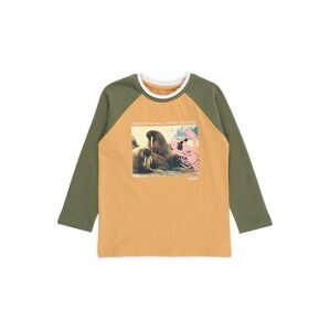 ESPRIT KIDS Shirt  karamelová / olivová / ružová / biela / pastelovo žltá