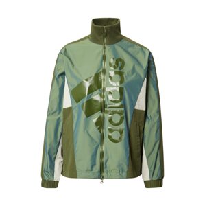 ADIDAS PERFORMANCE Športová bunda  olivová / biela / pastelovo zelená