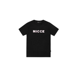 Nicce T-Shirt 'TRUMAN'  čierna / biela / ružová