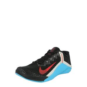 NIKE Športová obuv 'Nike Metcon 6'  čierna / červená / biela / tyrkysová