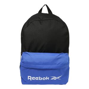REEBOK Športový batoh  čierna / modrá