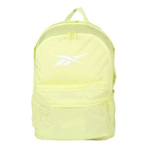 REEBOK Športový batoh  svetložltá / biela