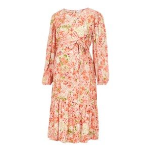 MAMALICIOUS Šaty 'Anya'  krémová / marhuľová / pastelovo ružová / farba lesného ovocia