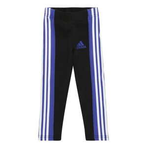 ADIDAS PERFORMANCE Športové nohavice  čierna / kráľovská modrá / biela