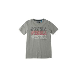 O'NEILL T-Shirt 'All Year'  červená / biela / čierna / sivá melírovaná