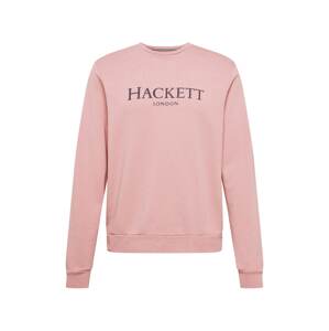 Hackett London Mikina  ružová / čierna